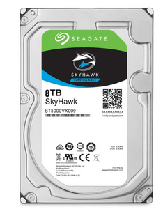 Seagate ST8000VX009 Skyhawk 8TB harddisk - 3.5 intern - SATA (SATA/600) - Videoovervåkingssystem
