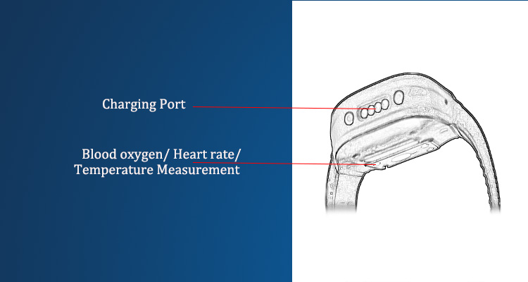 Blood Oxygen Monitor Smart Watch Eldre Gps Tracker