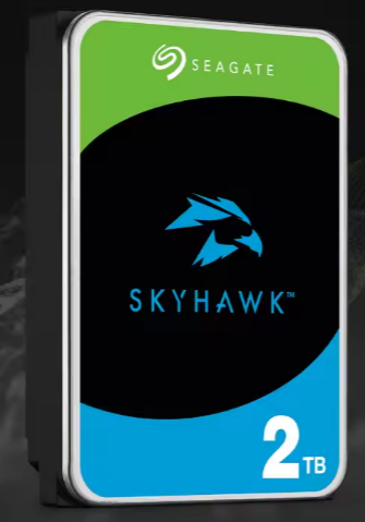 Original New Seagate Intern ST2000VX017 2TB 3,5' SATA 5400rpm harddiskovervåking HDD