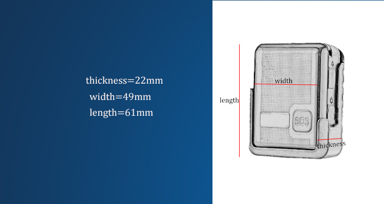 Fabrikkpris Mini mt100 Tracke gps wifi lbs tracker