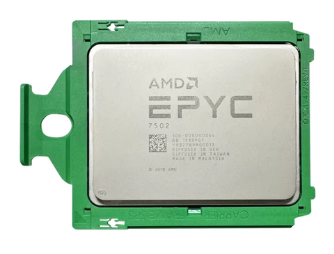 AMD Server prosessor CPU EPYC 7002 Series Prosessor Brukt Socket SP3 2,5 GHz 32 kjerner 64